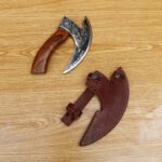 Premium Hand Forged Viking Pizza Axe Cutter Slice in Style